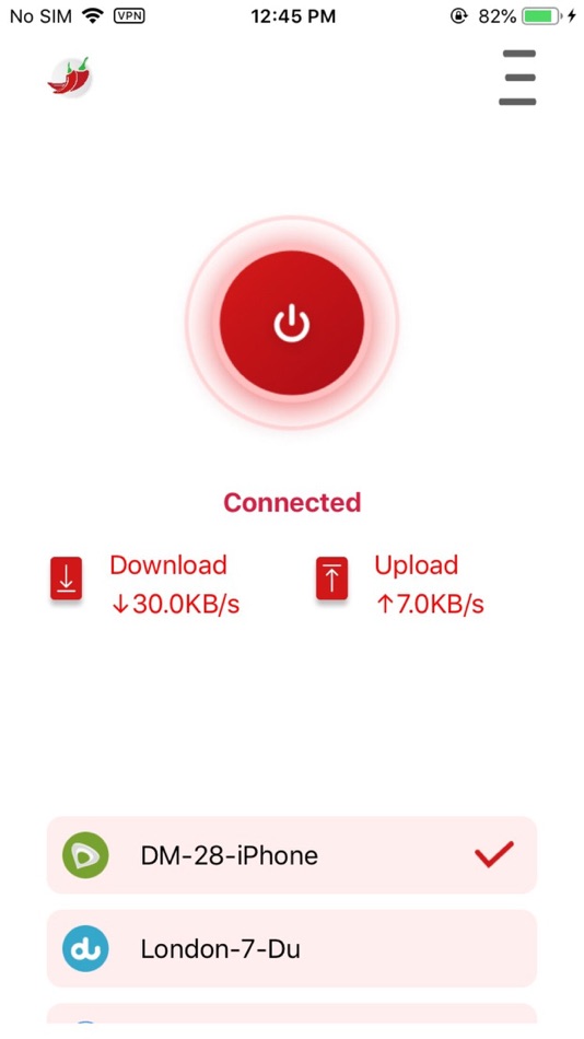 #3. Red Chilli VPN (iOS) 由: Symlex Technologies LLC