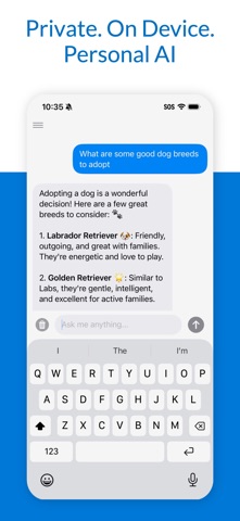 Private AI Chat App: Prompt Screenshot 1 of 5