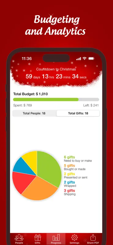 The Christmas Gift List Pro screenshot 4 of 7