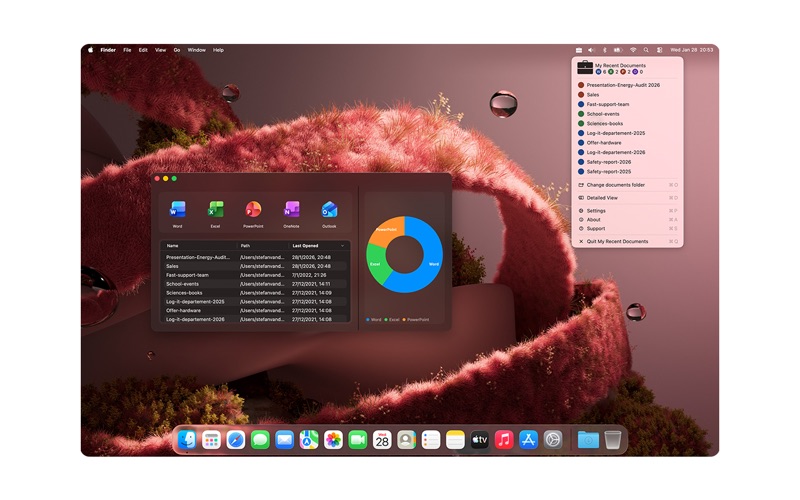 Screenshot #2 pour My Recent Documents