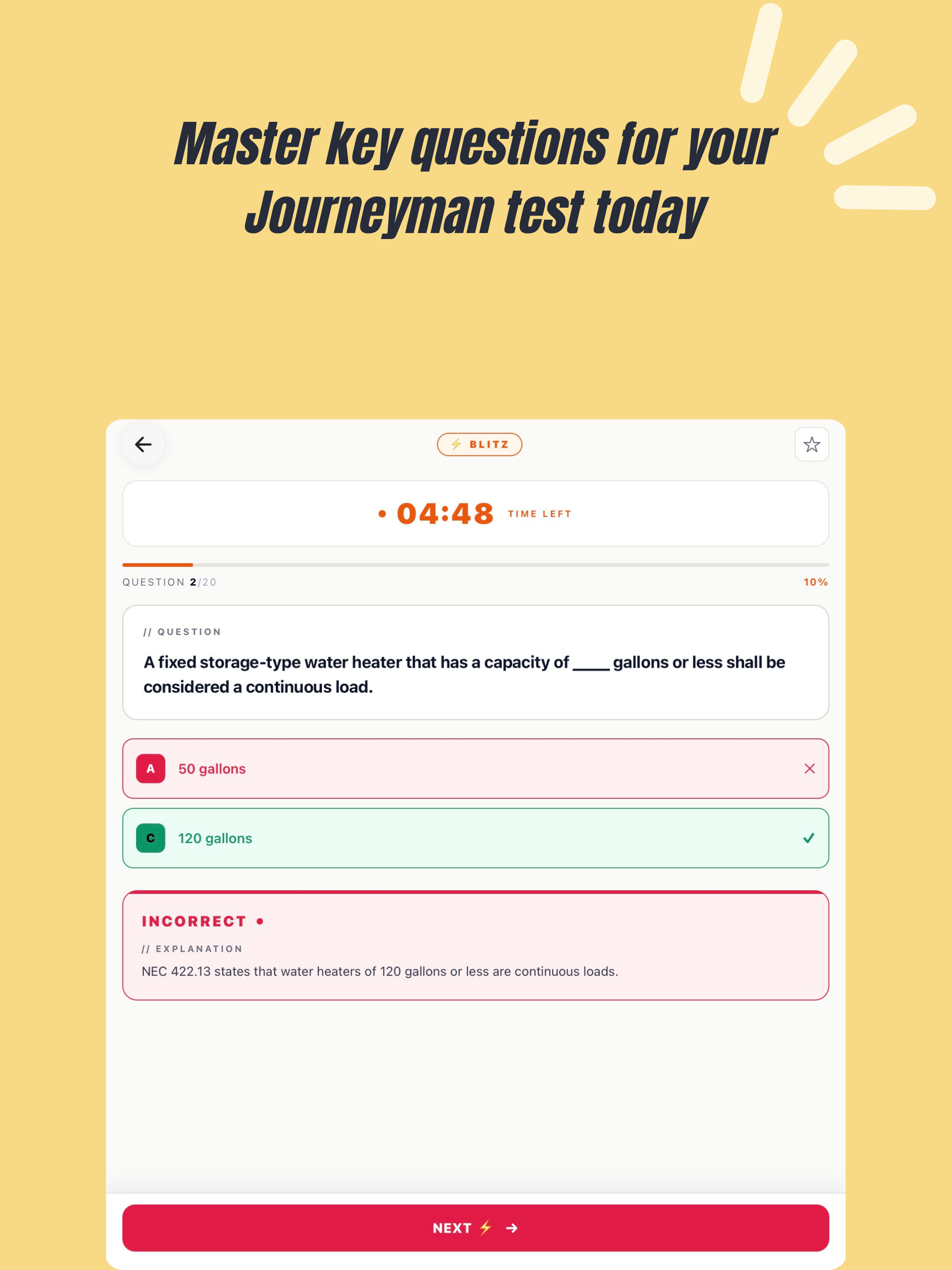 Electrician Journeyman Prep screenshot 10