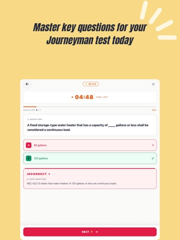 Electrician Journeyman Prep iPad screenshot