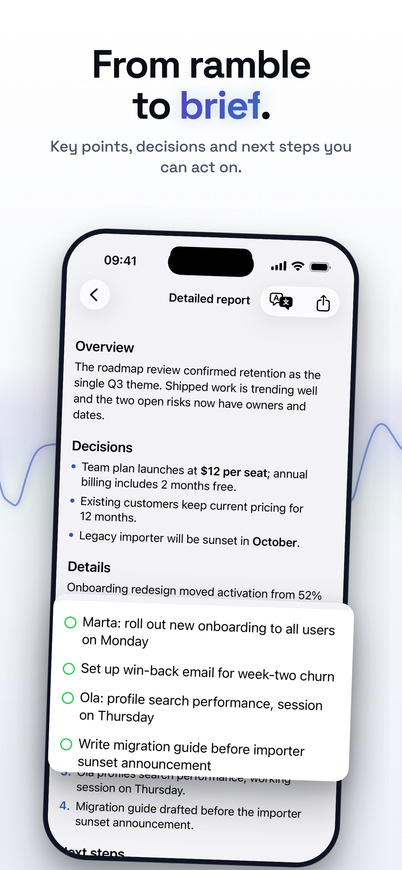 Murble: AI Voice Notes screenshot 3