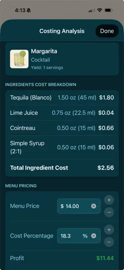 Capture d'écran de Bevnap: Cocktail Recipes sur iPhone 6
