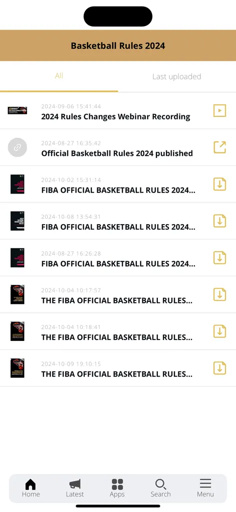 FIBA iRef Library - Sports App | MWM