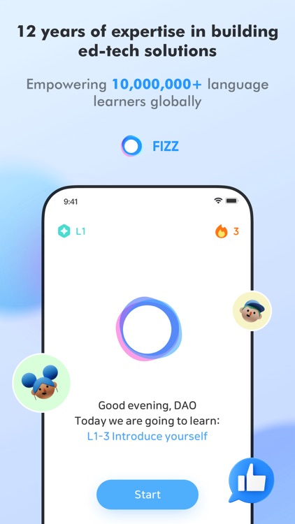 Fizz: English with AI tutor