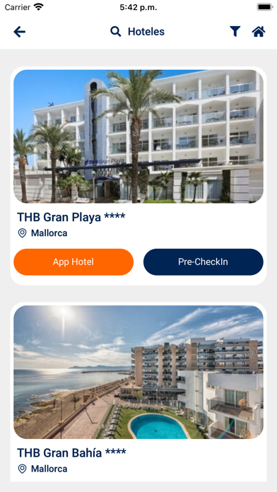 THB hotels Screenshot
