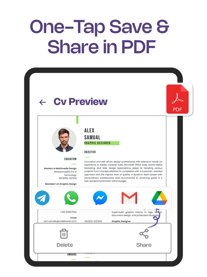 CV Creator - Resume Examples