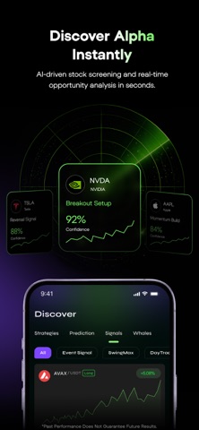 Alphio AI:Trading & Investing iPhone screenshot
