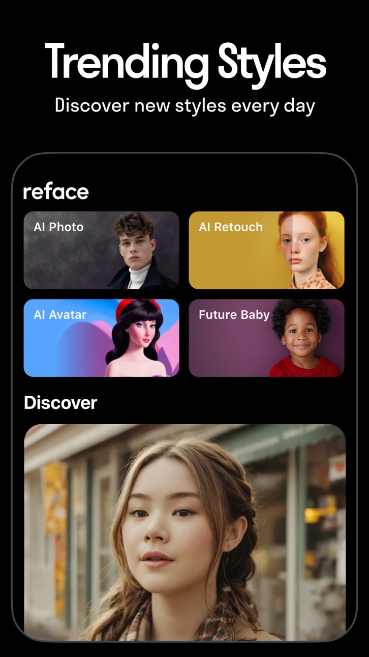 Reface: Face Swap Videos Hack screenshot 6 - iOS app interface