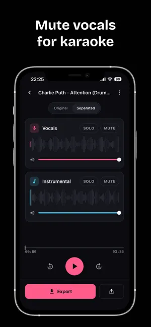 Vocal remover: Audio separator screenshot 3