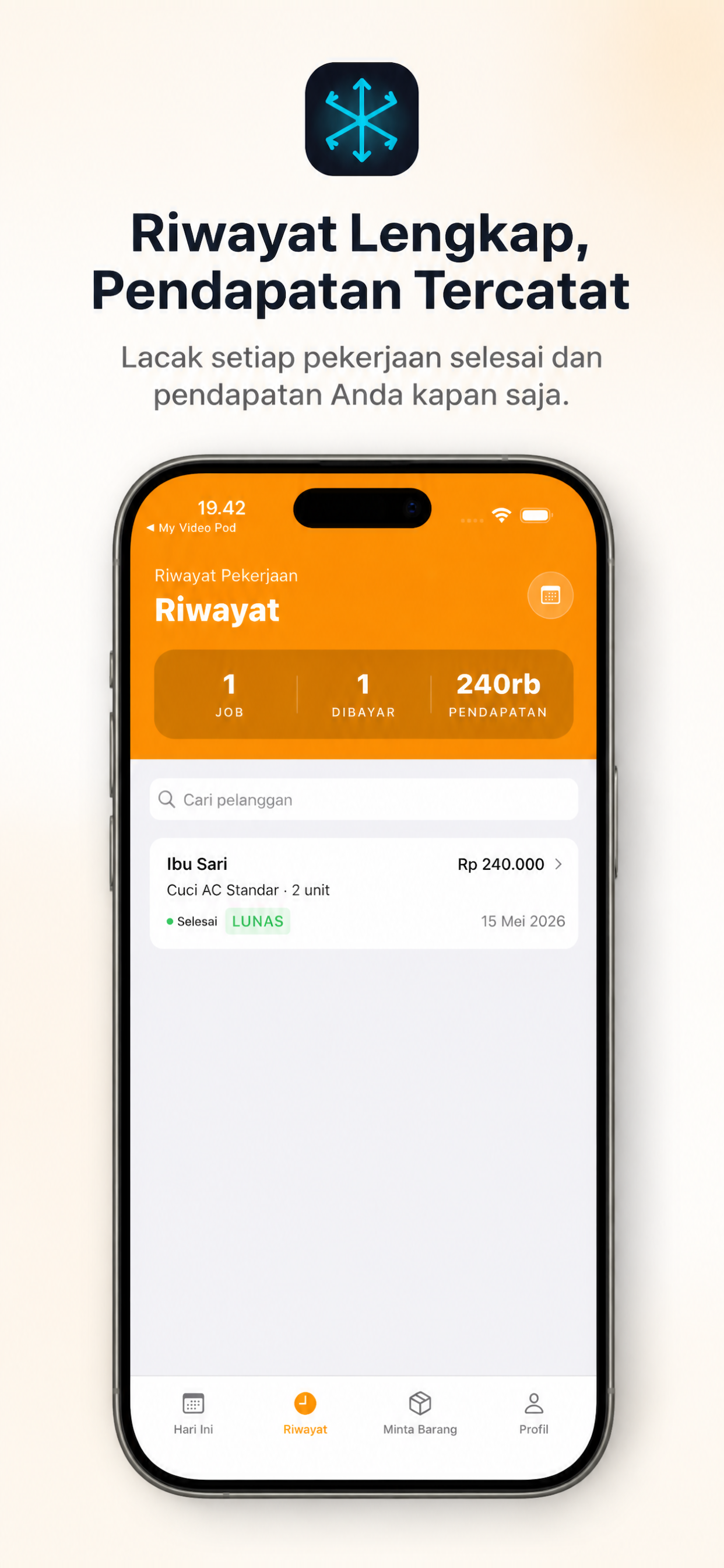 CoolOps - Manajemen Bengkel AC screenshot 5