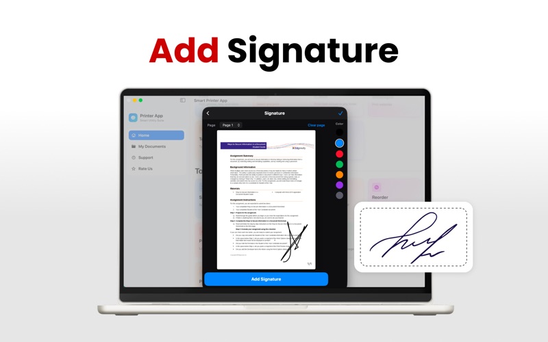 Smart Printer App : Print Doc iPhone screenshot