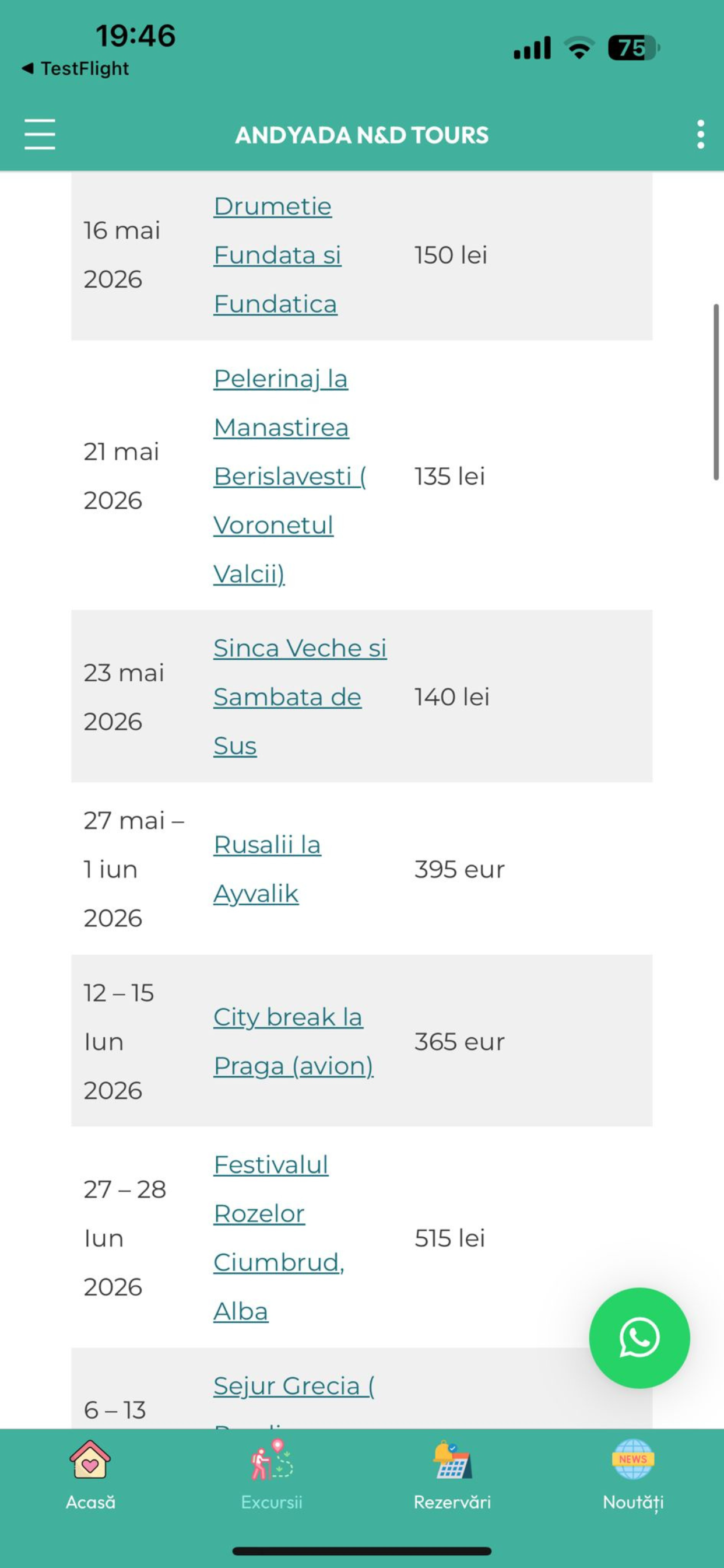 Andyada Tour