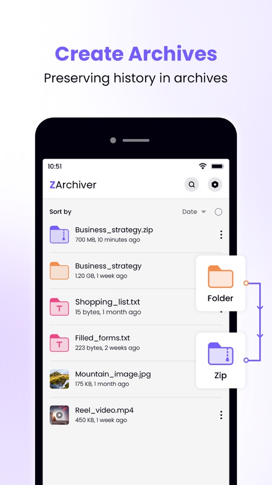 #4. ZArchiver - Zip UnZip (iOS) By: Liam Sammy