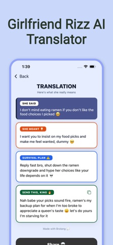 Brolang: Girlfriend Translator screenshot