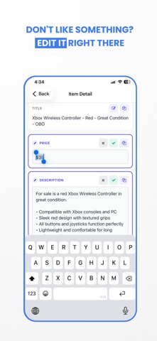 Marketplace Listing AI Copy screenshot