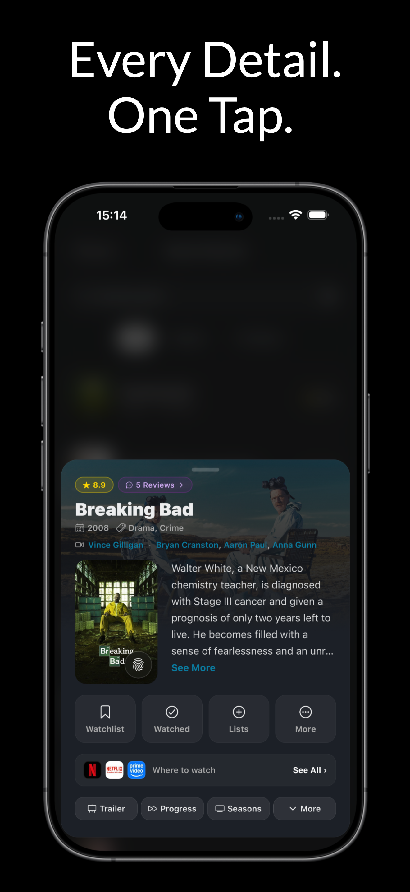 reelrec: Movie & TV Tracker screenshot 3