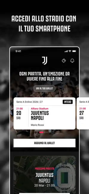 Allianz Stadium iPhone screenshot 1