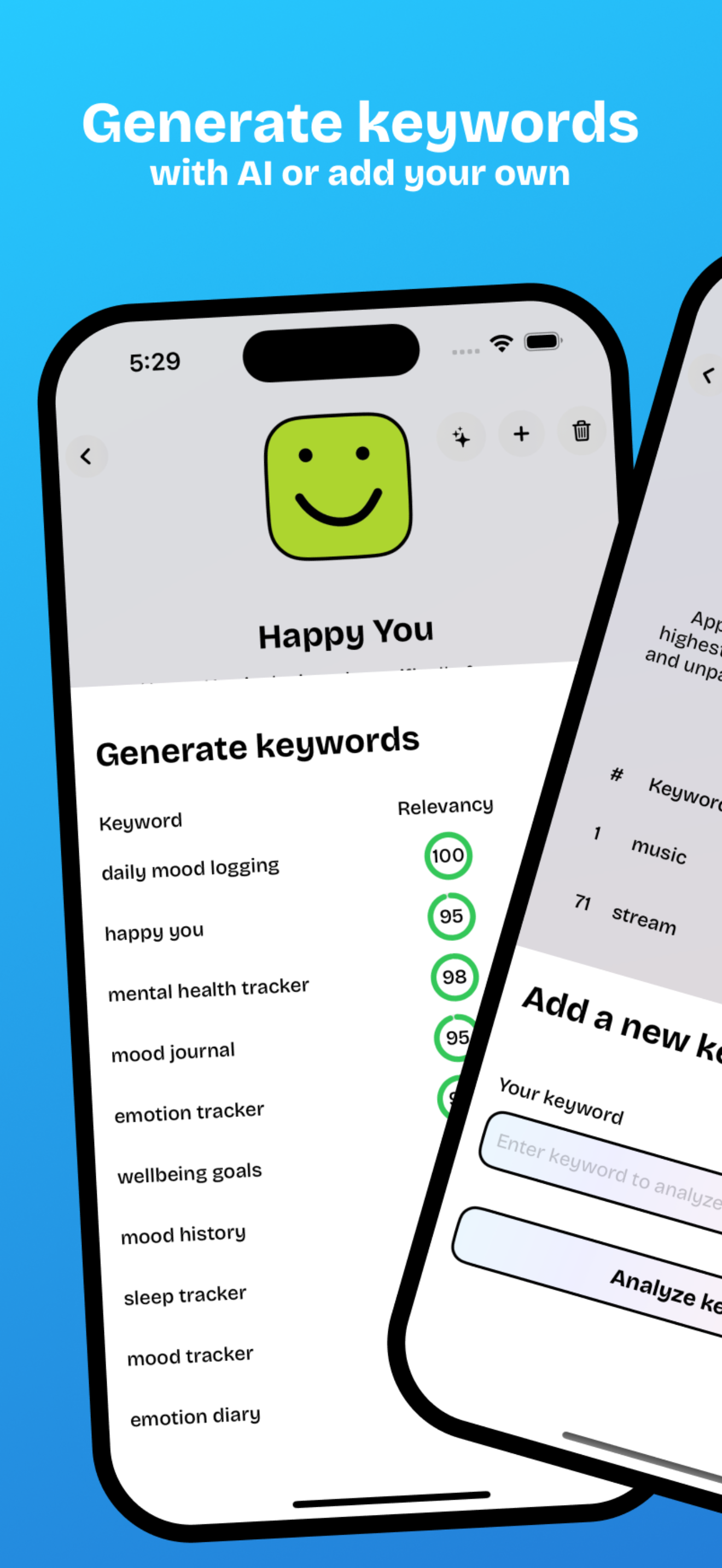 Radar App Keyword Optimization