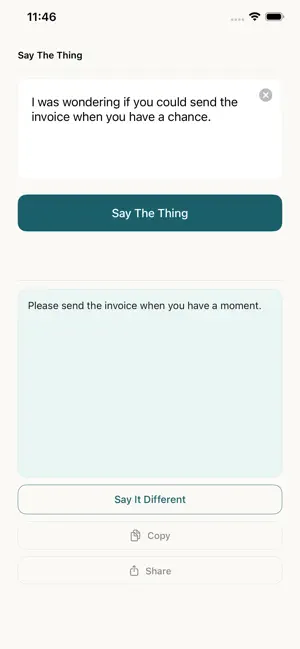 Say The Thing: Message Clarity screenshot 2