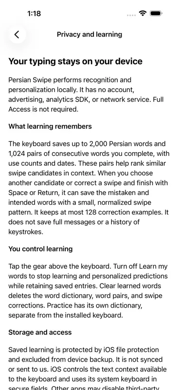 Persian Swipe screenshot 3 of 3