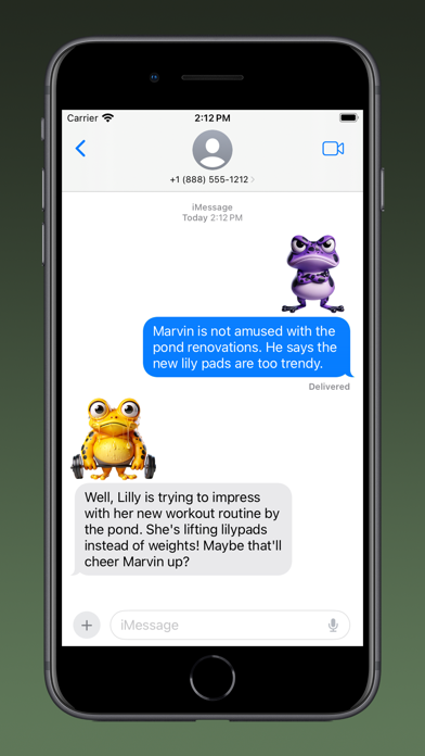 Rocko Frog Stickers Screenshot