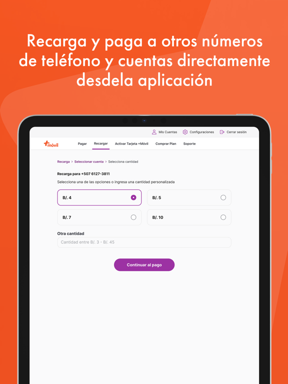 Mi Mas iPad screenshot 6 - Productivity app