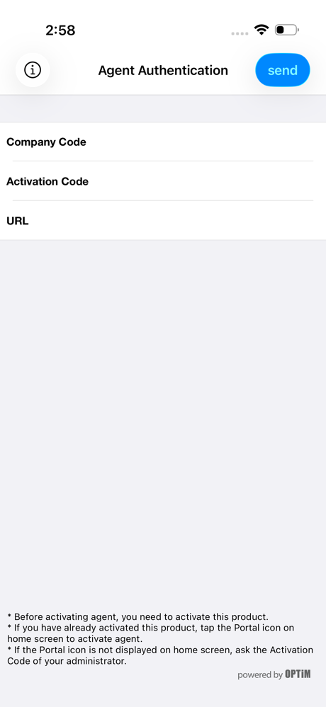 OPTiM Biz screenshot 1