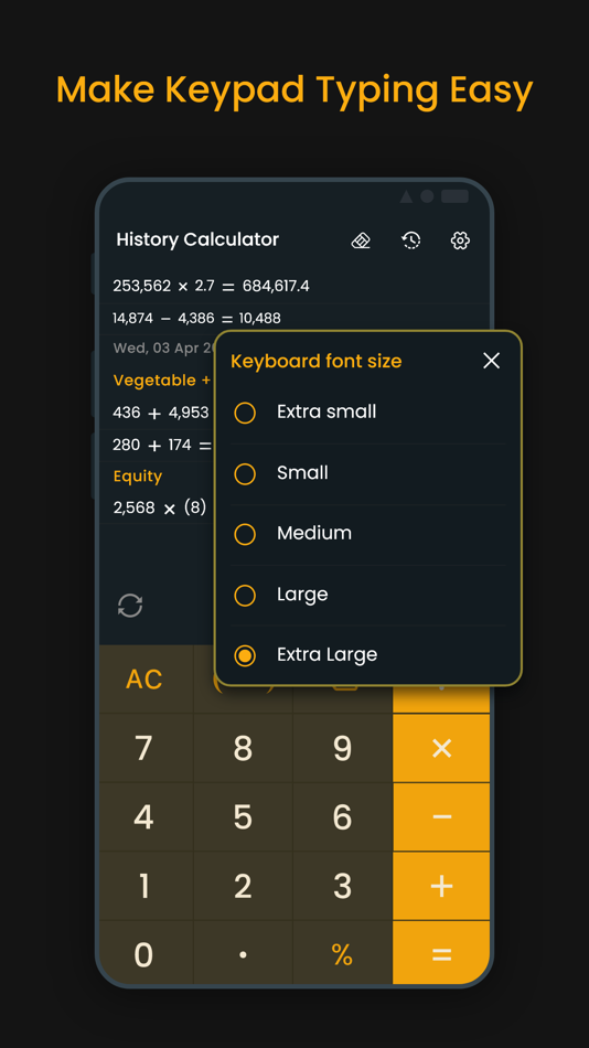 #8. Calculator with History Plus (iOS) بواسطة: SUSAMP INFOTECH