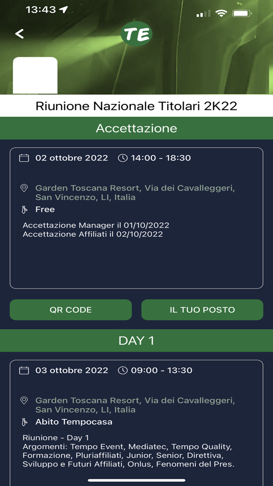 #3. Tempo Event App (iOS) By: smartMEway s.a.g.l.