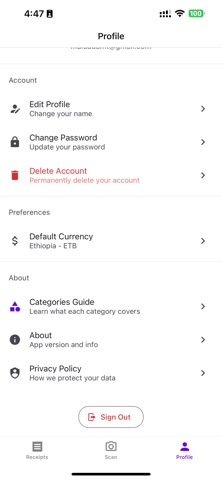 Receipt Store: Track & manage screenshot