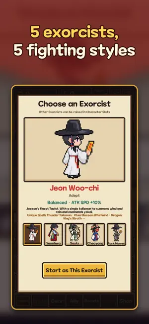 Joseon Exorcist: Idle RPG screenshot 4