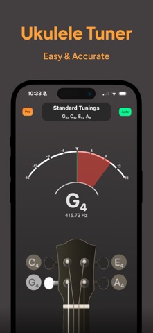 Ukulele Tuner App Screenshot 1 of 3