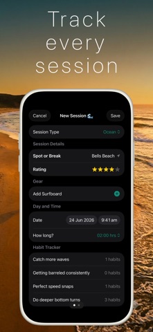 Surf Log: Surfing Tracker screenshot