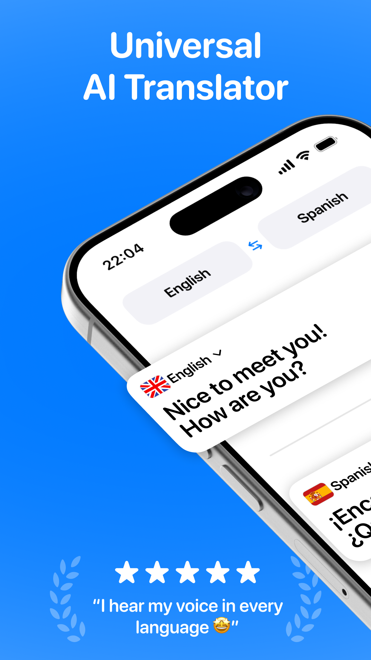 Translate your Voice - Talk AI screenshot 1