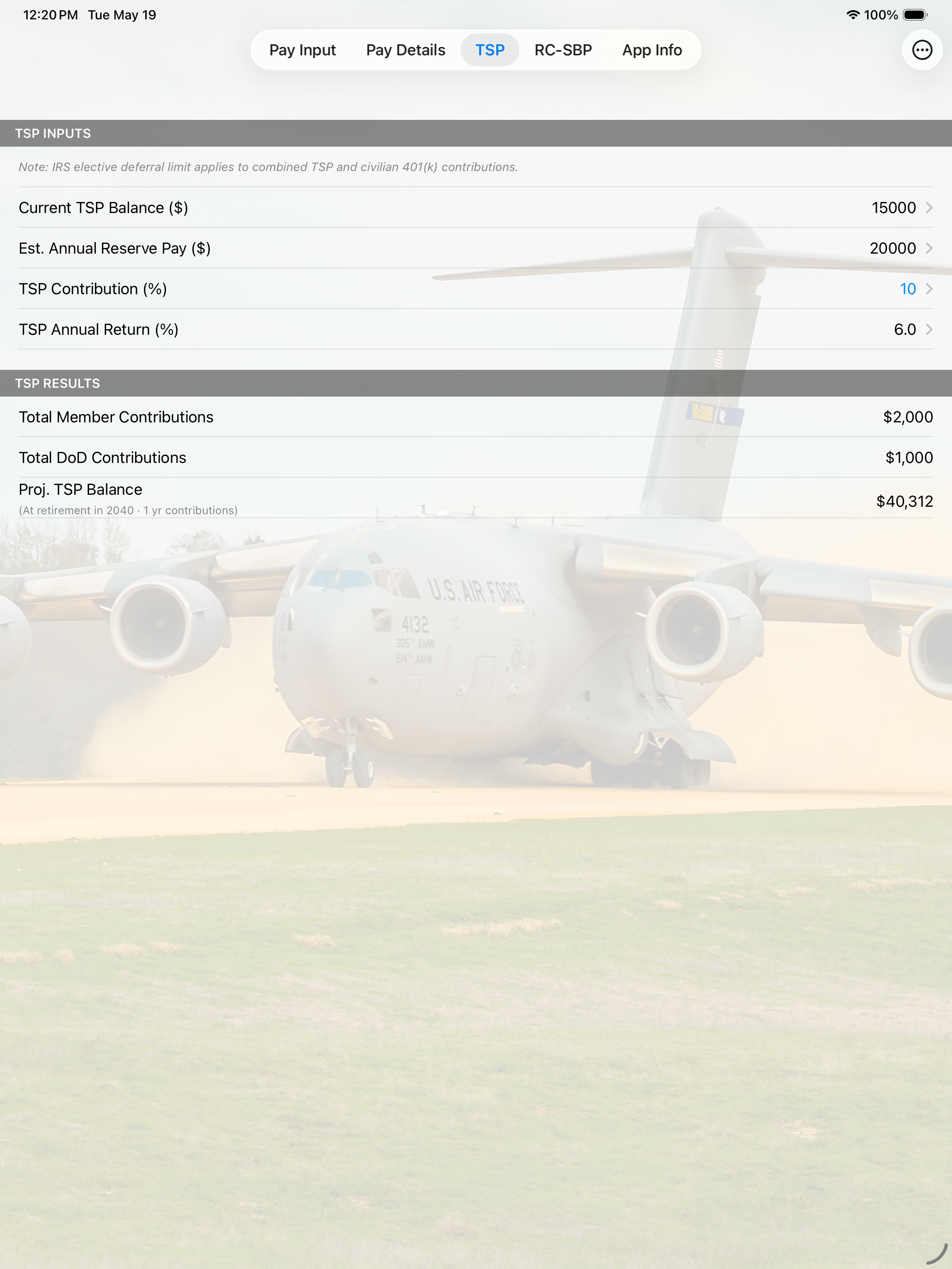 Military Reserve Retirement