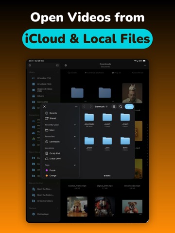 Evervideo: Player All Format iPad screenshot