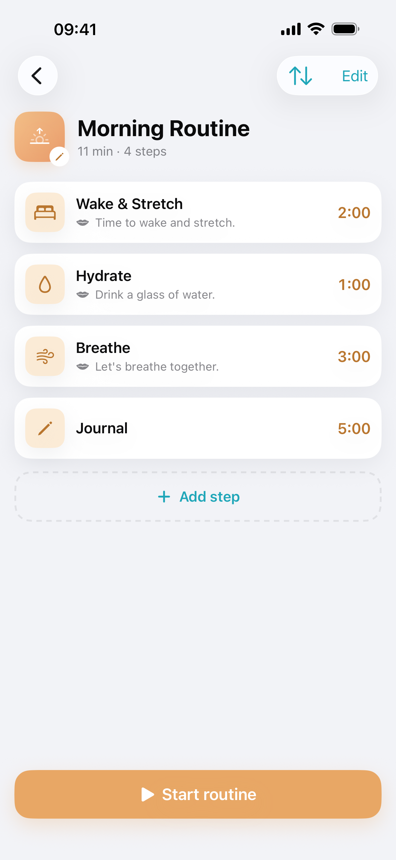 Just One Minute: Routine Timer screenshot 4