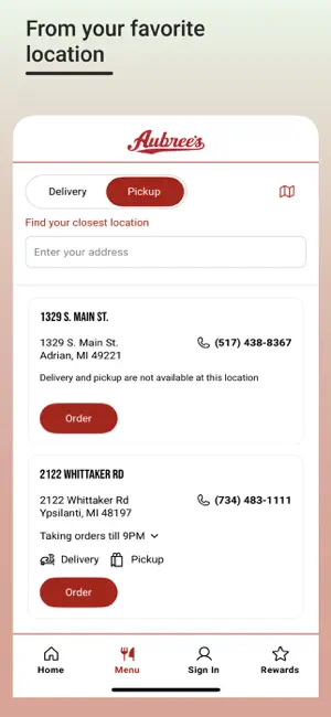 Aubree's Pizzeria & Grill screenshot 3