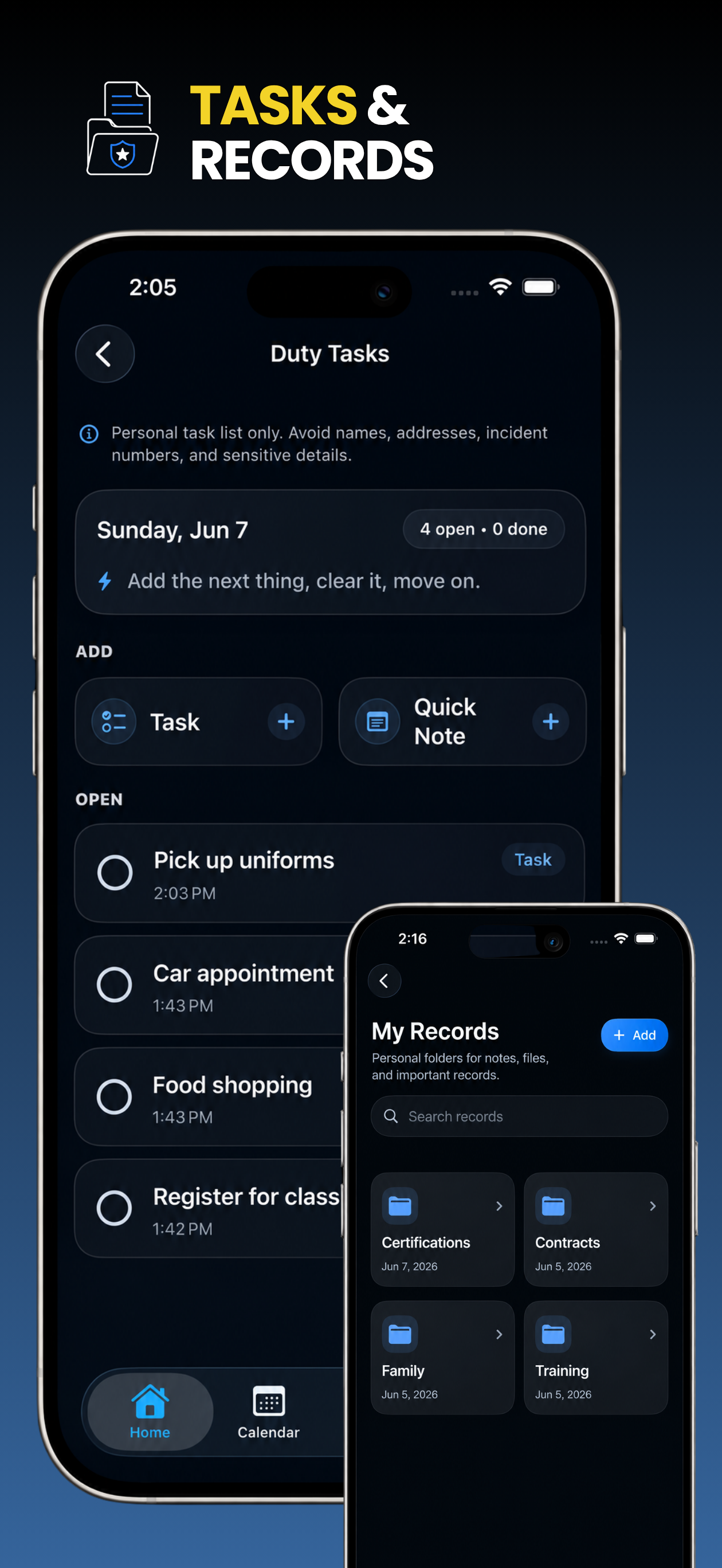 DutyWire Police Shift Calendar screenshot 9