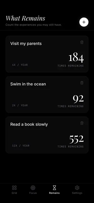 Mori: Stoic Life Grid & Focus 截图