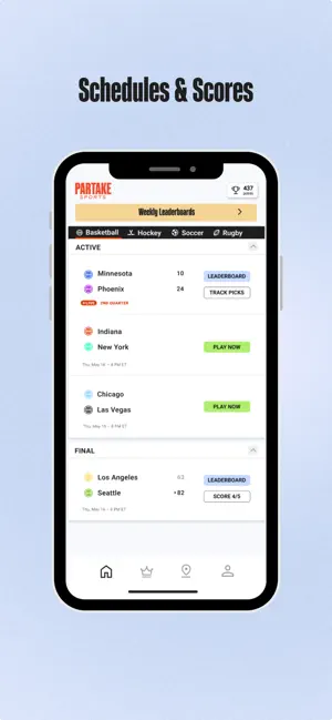 Partake Sports screenshot 1