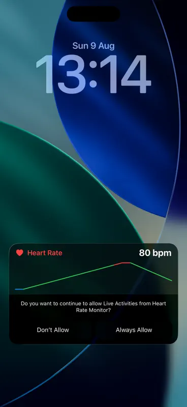 Bluetooth Heart Rate Monitor screenshot 3 of 3