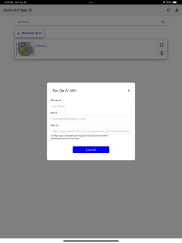 MSurvey iPad screenshot