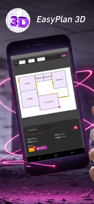EasyPlan 3D - Build Home floor screenshot 1
