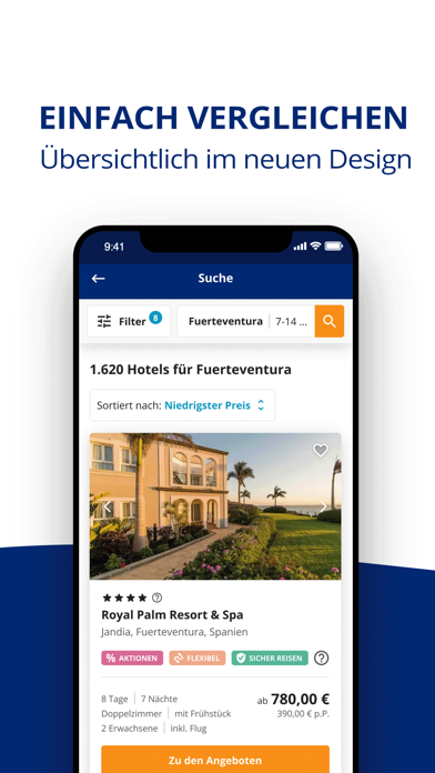 ab in den urlaub: Reise buchen Screenshot