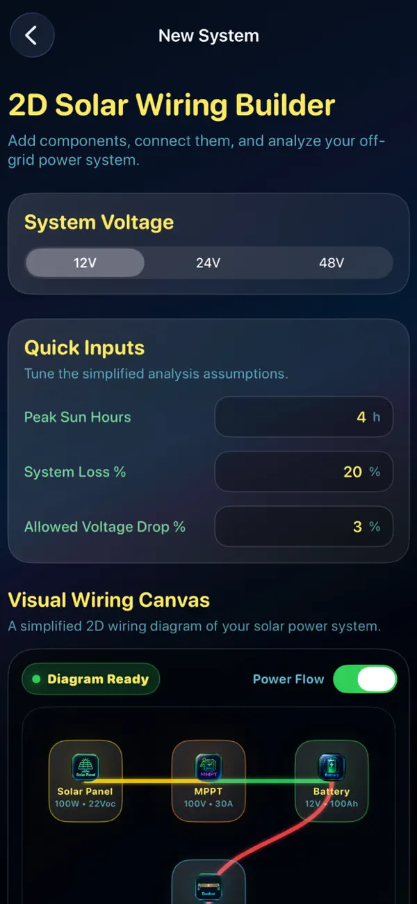 Screenshot #2 pour SolarWiringSimLab