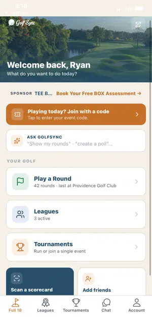 Golf Sync: Connect Play Engage screenshot 1