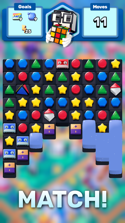#2. Rubik's Match 3 - Cube Puzzle (iOS) By: Nørdlight Games